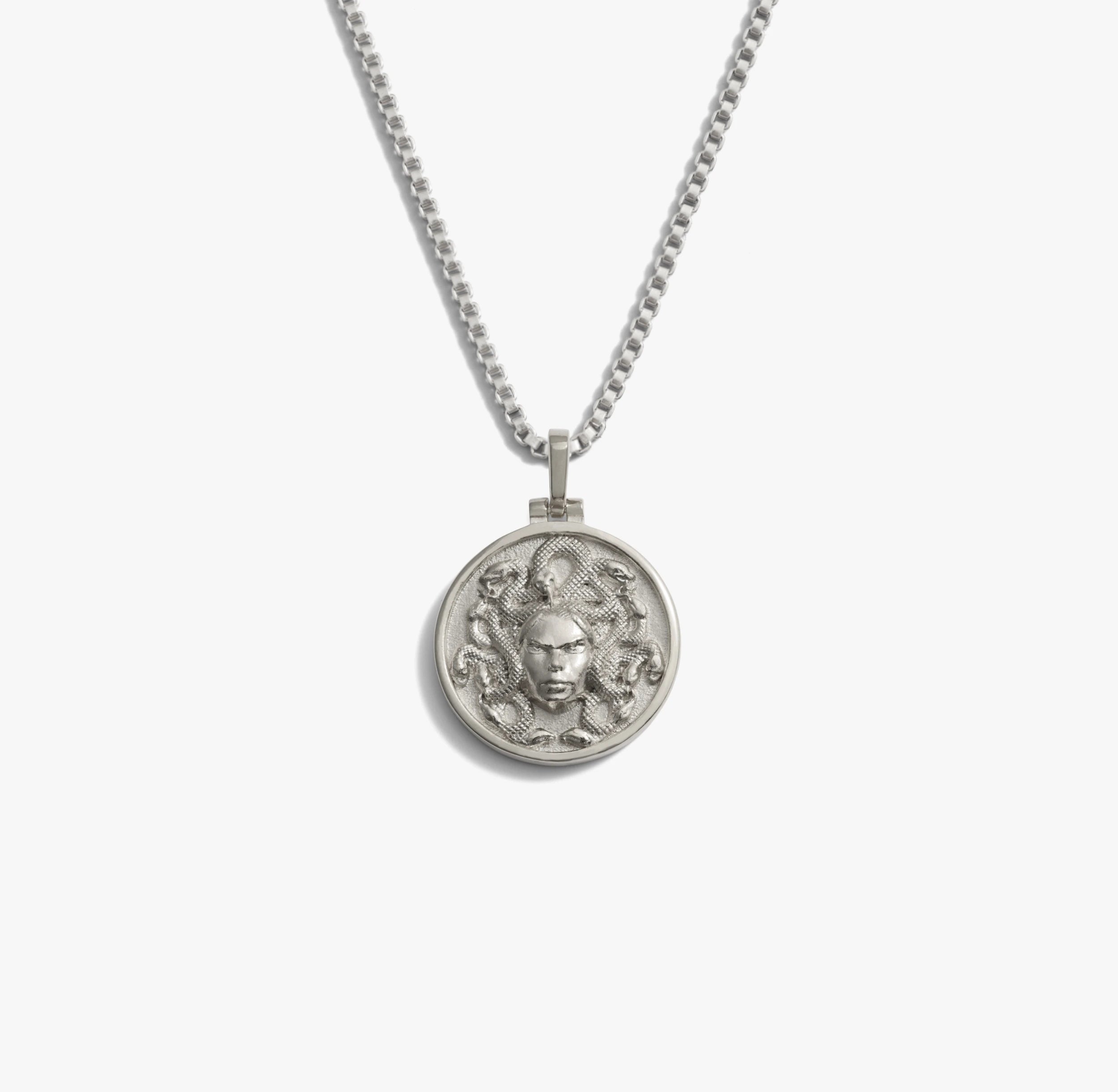 Awe Inspired Necklaces 925 Sterling Silver / Medusa / 16-18 Standard Goddess Necklace Reworks