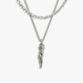 Awe Inspired Necklaces 925 Sterling Silver Men's Divine Feminine Necklace Set