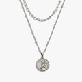 Awe Inspired Necklaces 925 Sterling Silver / Mini Mini Aphrodite + Delicate Paperclip Necklace Set