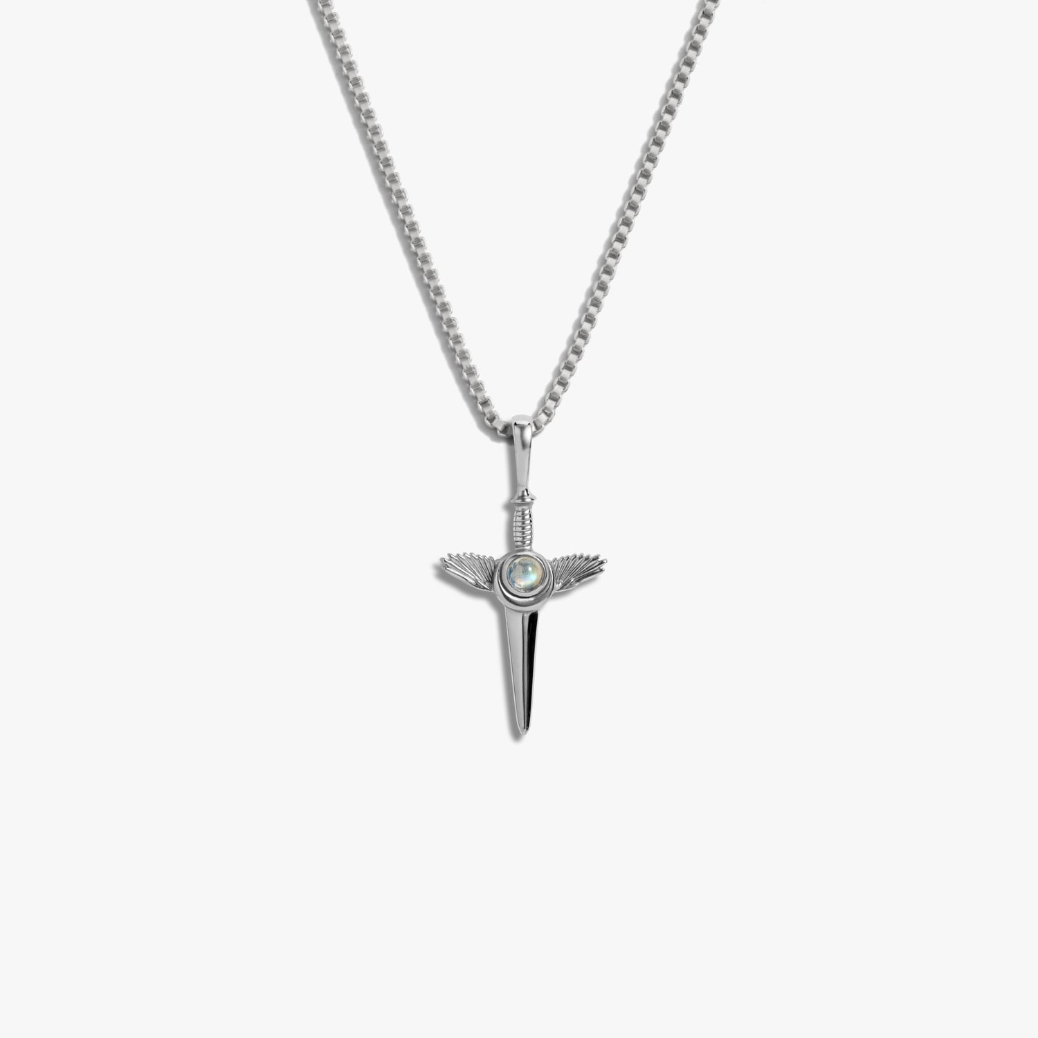 Awe Inspired Necklaces 925 Sterling Silver / Mini Mini Flying Dagger Necklace