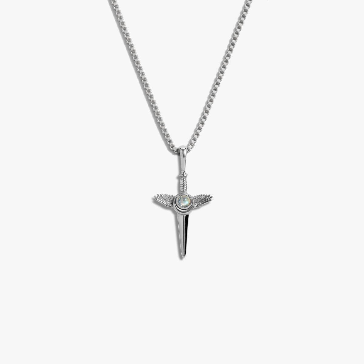 Awe Inspired Necklaces 925 Sterling Silver / Mini Mini Flying Dagger Necklace