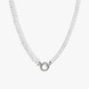 Awe Inspired Necklaces 925 Sterling Silver / Moonstone Gemstone Charm Necklace