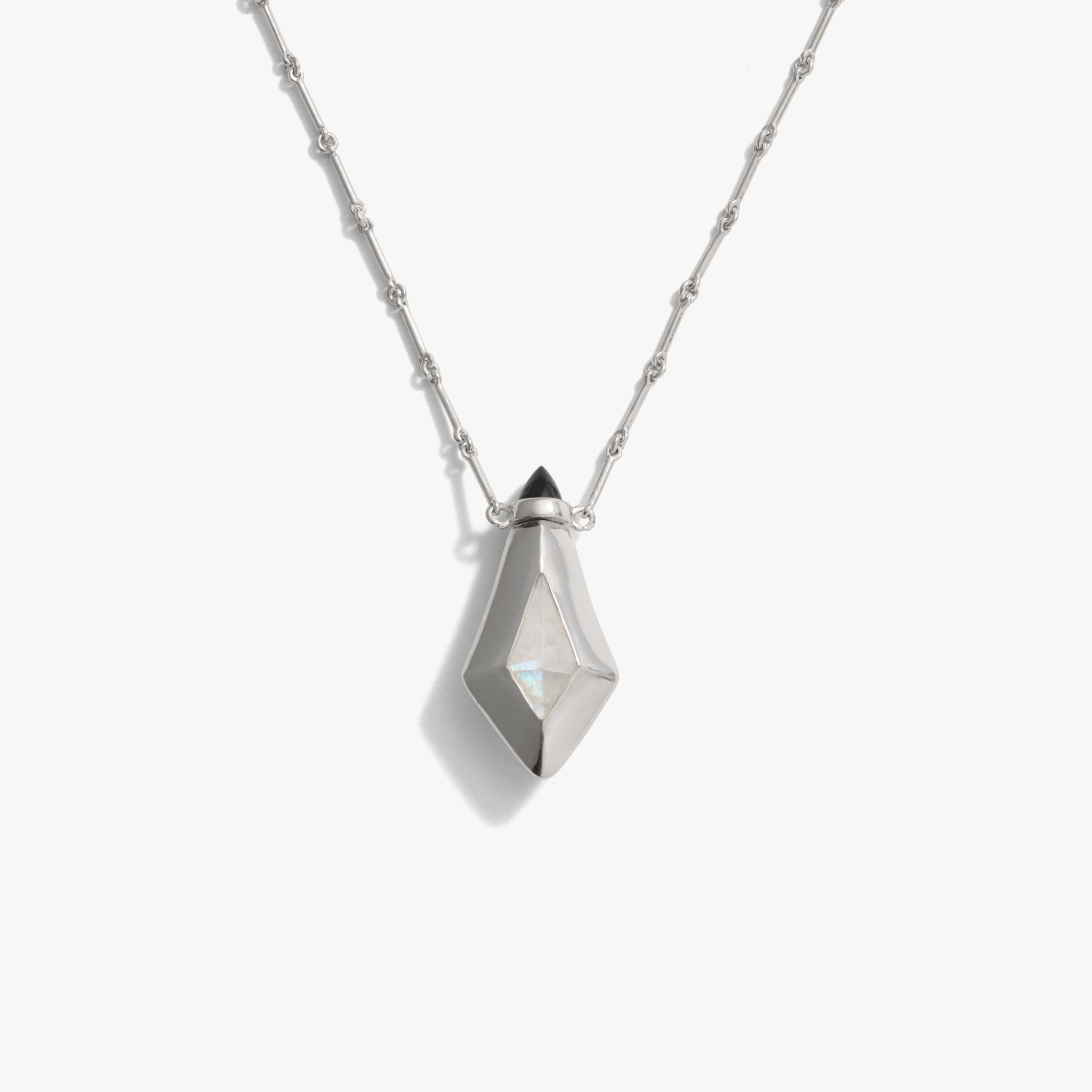 Awe Inspired Necklaces 925 Sterling Silver / Moonstone Poison Necklace