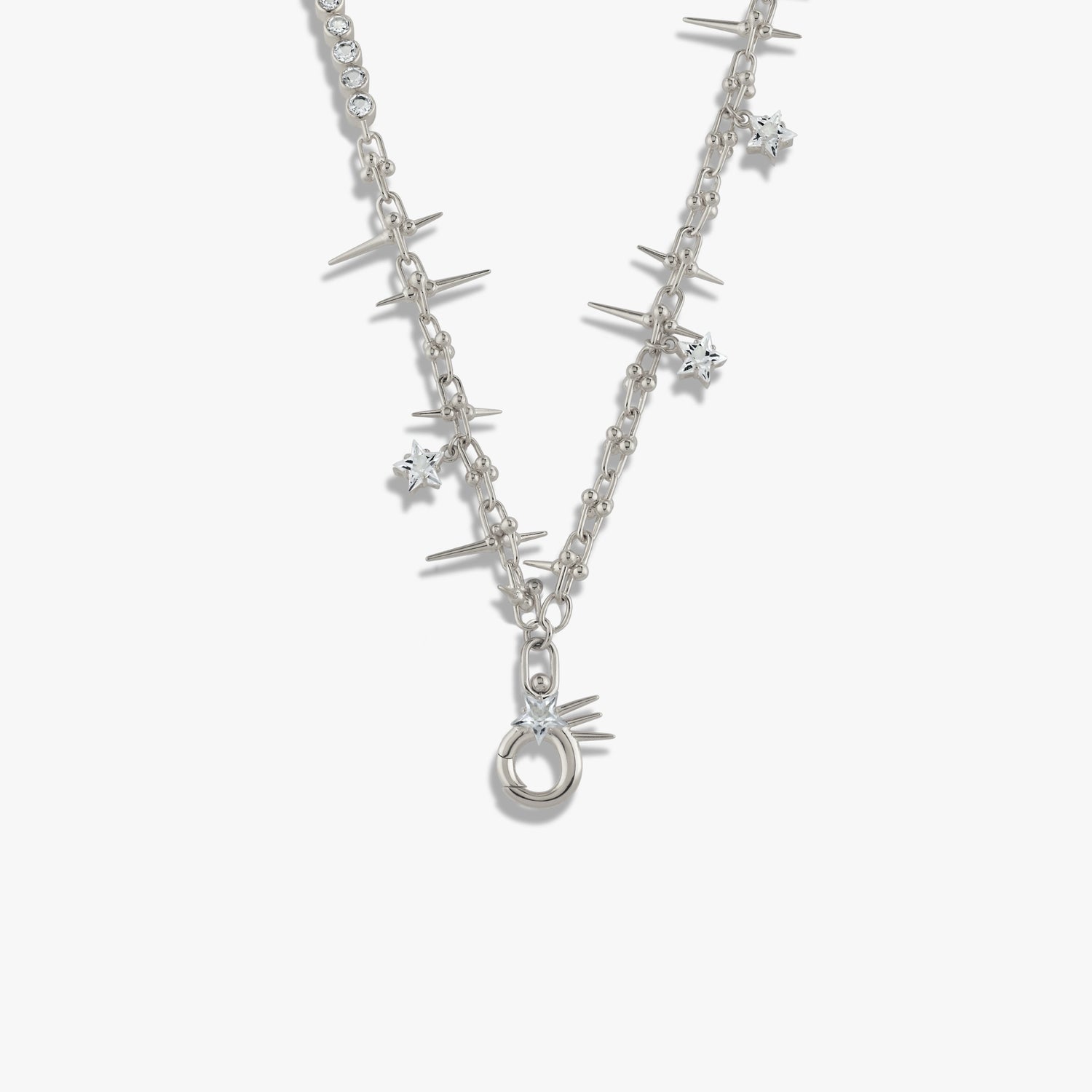 Awe Inspired Necklaces 925 Sterling Silver Nova Charm Necklace