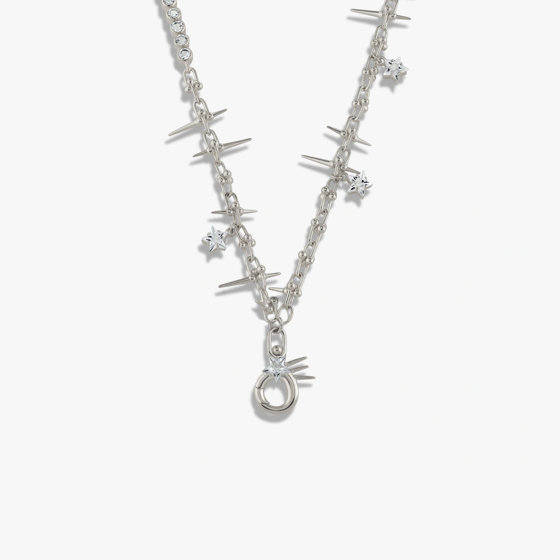 Awe Inspired Necklaces 925 Sterling Silver Nova Charm Necklace