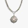 Awe Inspired Necklaces 925 Sterling Silver Pink Manifestation Locket Labradorite Charm Necklace