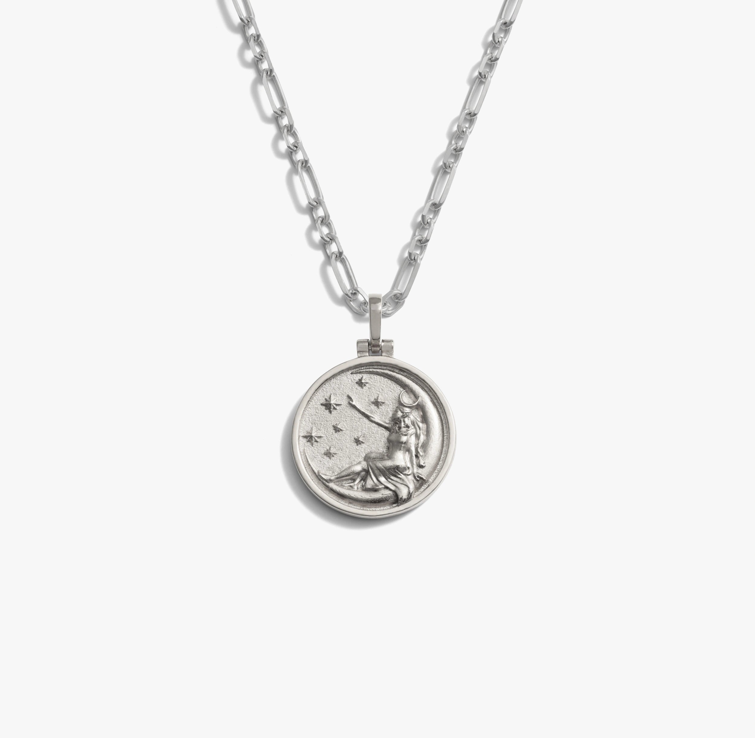 Awe Inspired Necklaces 925 Sterling Silver / Selene Selene Statement Necklace