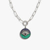 Awe Inspired Necklaces 925 Sterling Silver Third Eye Statement Single Charm Necklace