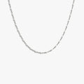Awe Inspired Necklaces 925 Sterling Silver / White / 18"-22" Pop Of Color Necklace