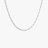 Awe Inspired Necklaces 925 Sterling Silver / White / 18"-22" Pop Of Color Necklace