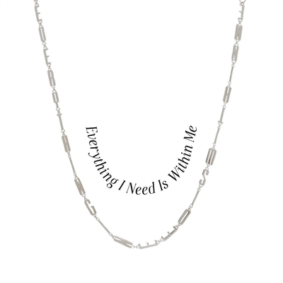 Awe Inspired Necklaces Affirmation Necklace