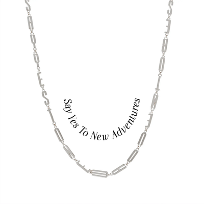 Awe Inspired Necklaces Affirmation Necklace