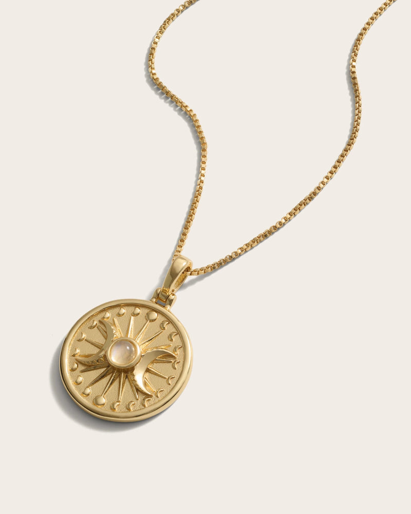 Awe Inspired Necklaces Alanis Triple Moon Necklace