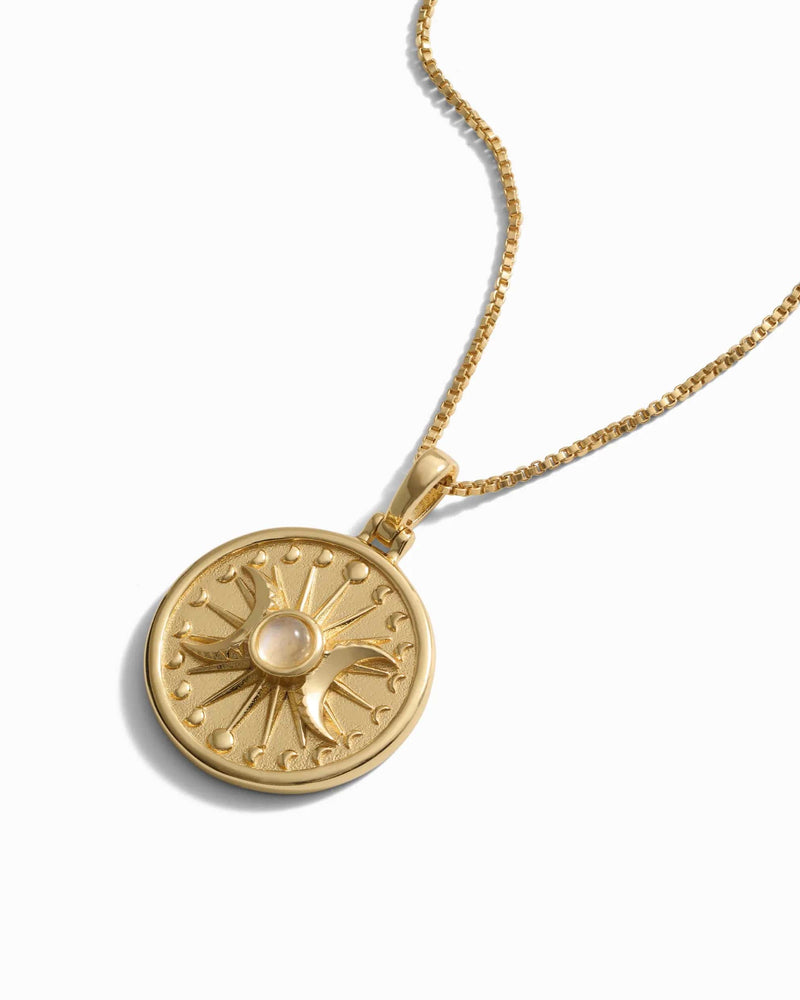 Awe Inspired Necklaces Alanis Triple Moon Necklace