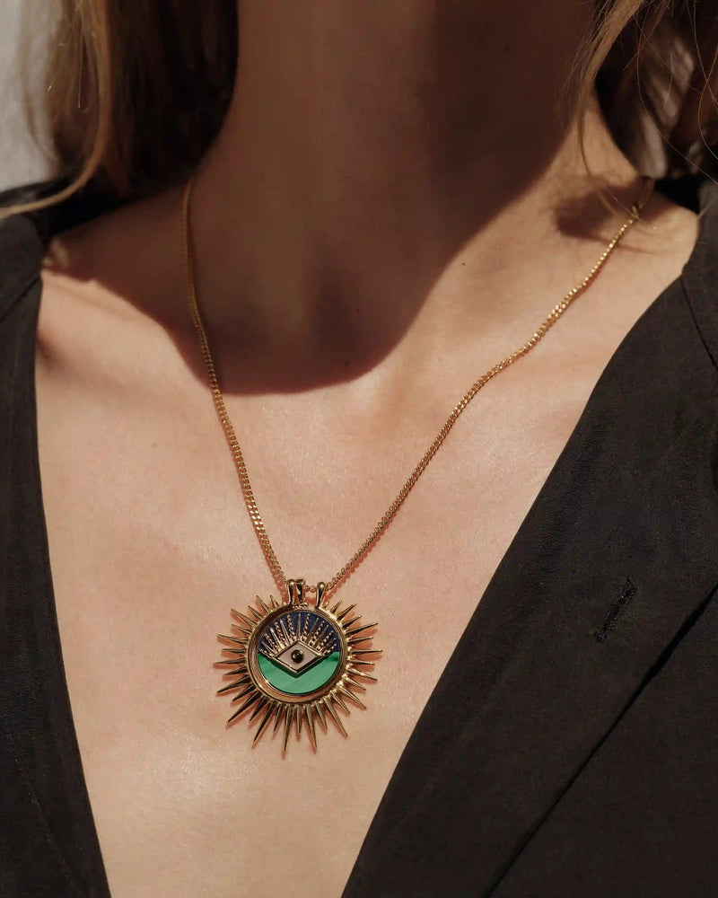Awe Inspired Necklaces All-Seeing Eye Halo Necklace