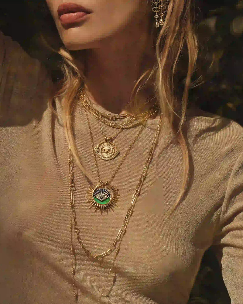 Awe Inspired Necklaces All-Seeing Eye Halo Necklace