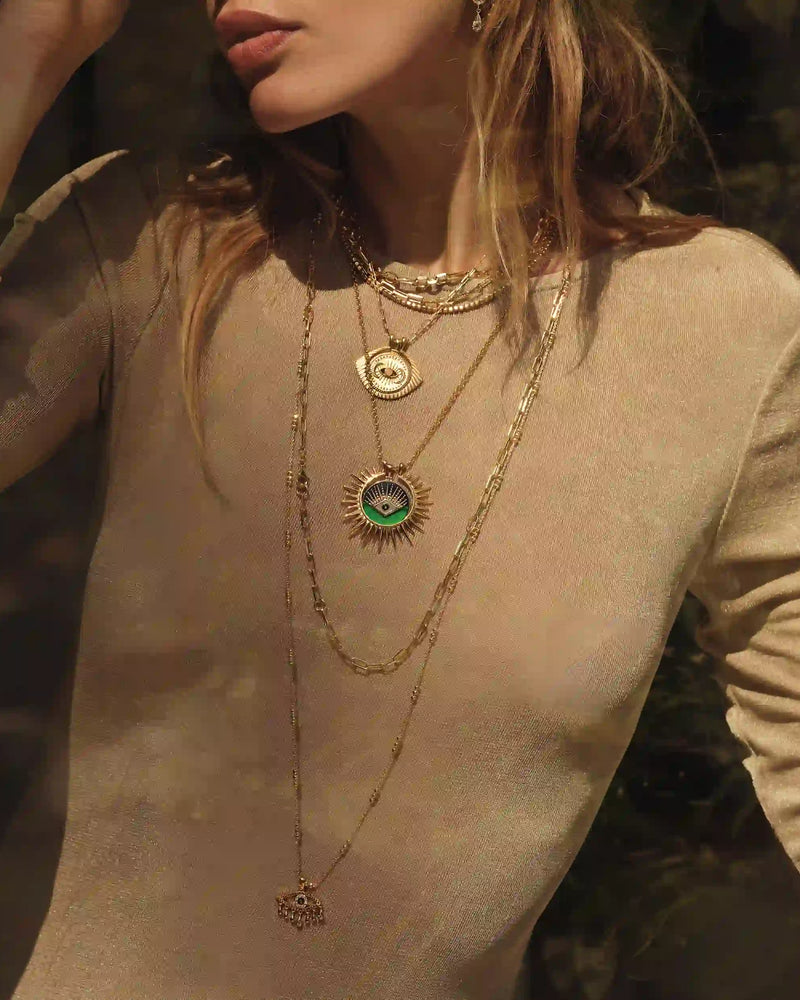 Awe Inspired Necklaces All-Seeing Eye Halo Necklace