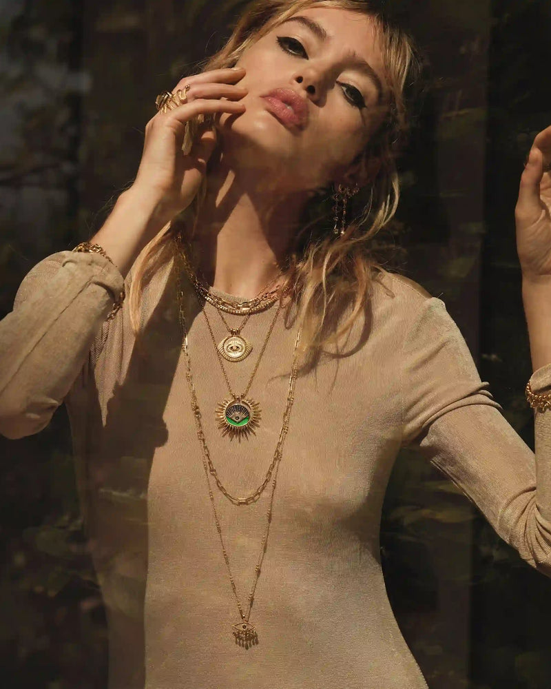 Awe Inspired Necklaces All-Seeing Eye Halo Necklace