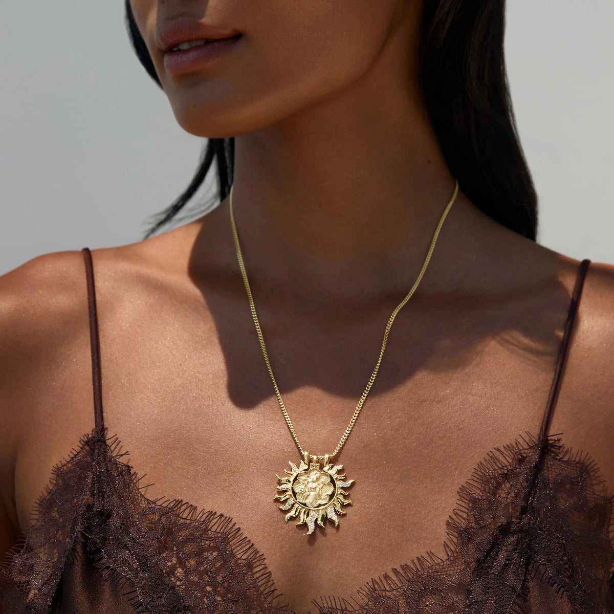 Awe Inspired Necklaces Amaterasu Sun Halo Necklace