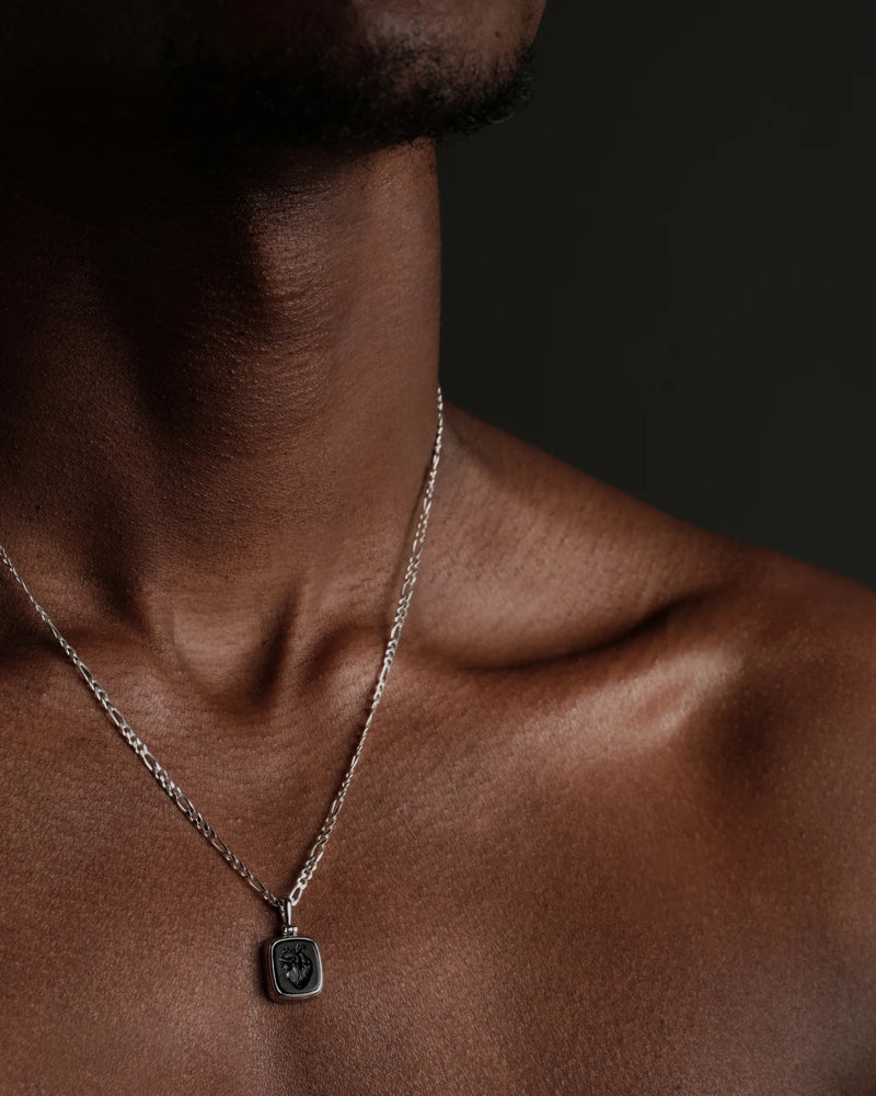 Awe Inspired Necklaces Anatomical Heart Figaro Necklace