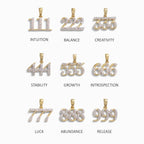 Awe Inspired Necklaces Angel Number Necklace