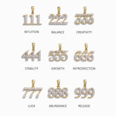 Awe Inspired Necklaces Angel Number Necklace