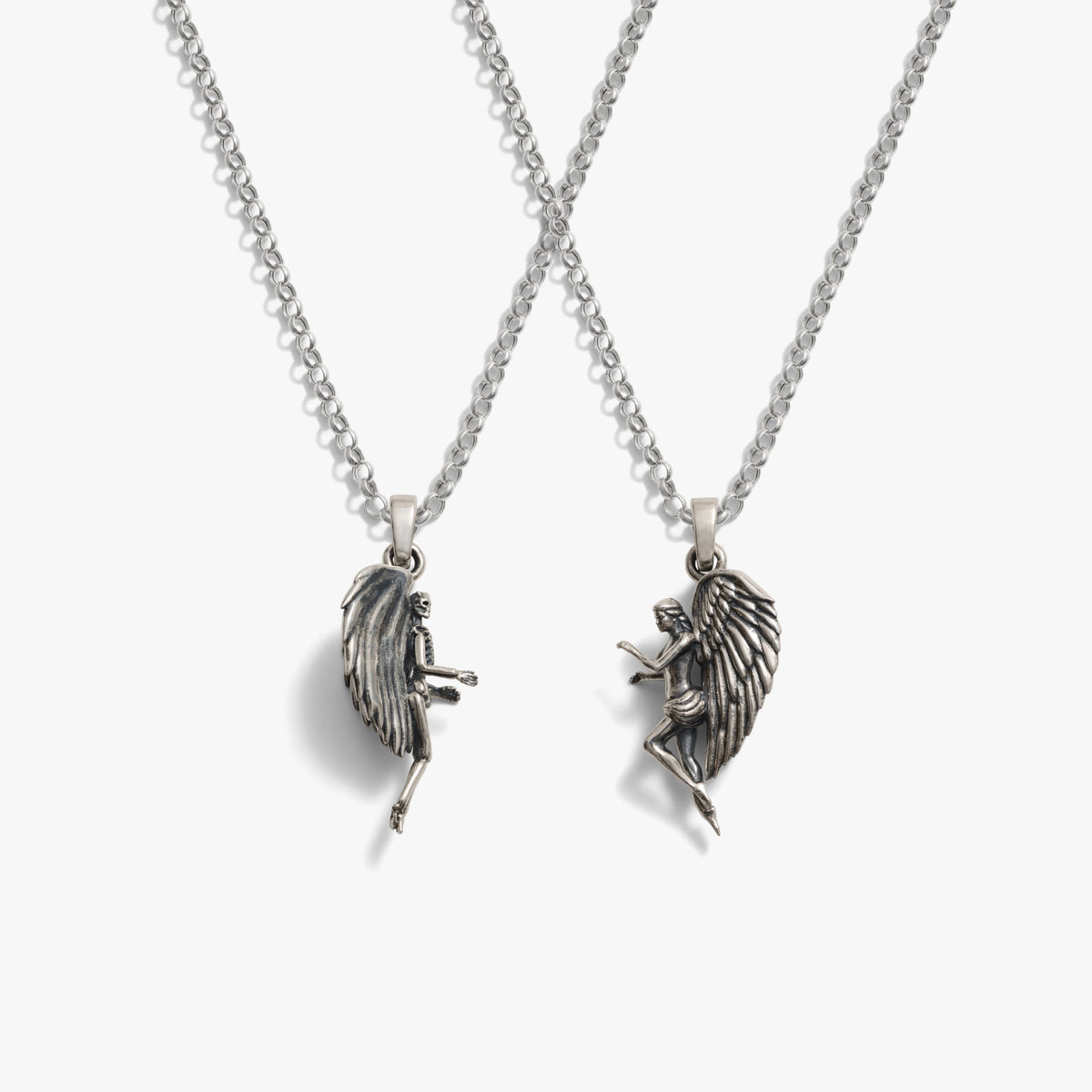 Awe Inspired Necklaces Angel To My Devil Necklace Duo