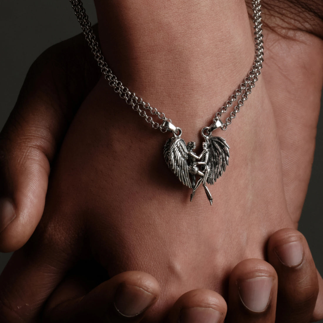 Awe Inspired Necklaces Angel To My Devil Necklace Duo