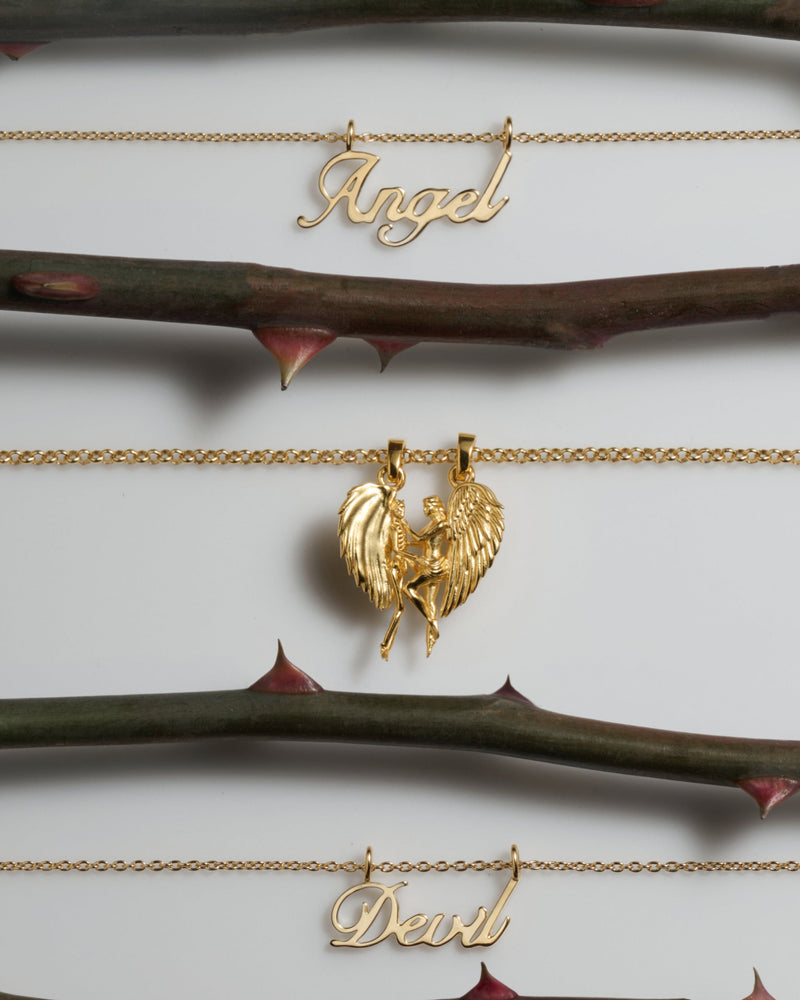 Awe Inspired Necklaces Angel To My Devil Necklace Set