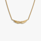 Awe Inspired Necklaces Angel Wing Cuban Necklace