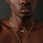 Awe Inspired Necklaces Angel Wing Cuban Necklace