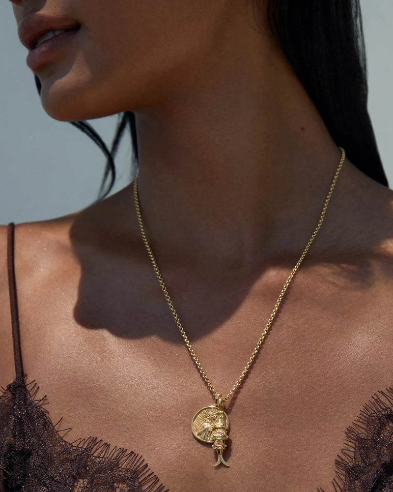 Awe Inspired Necklaces Aphrodite + Fish Necklace