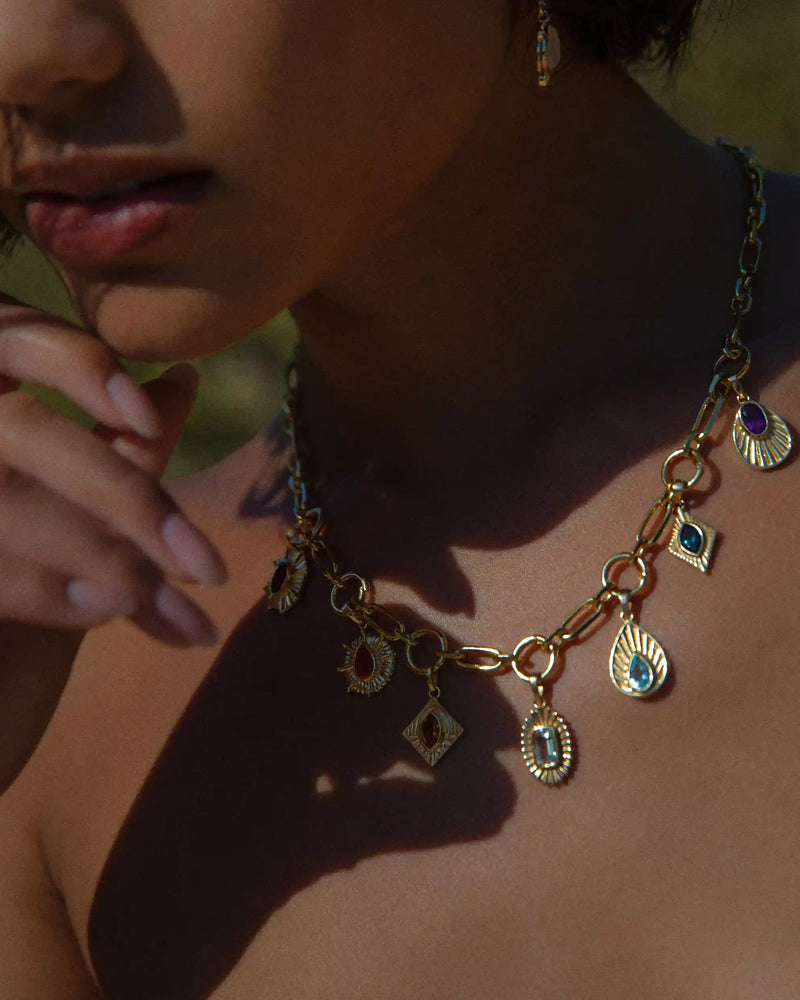 Awe Inspired Necklaces Aura Statement Charm Necklace