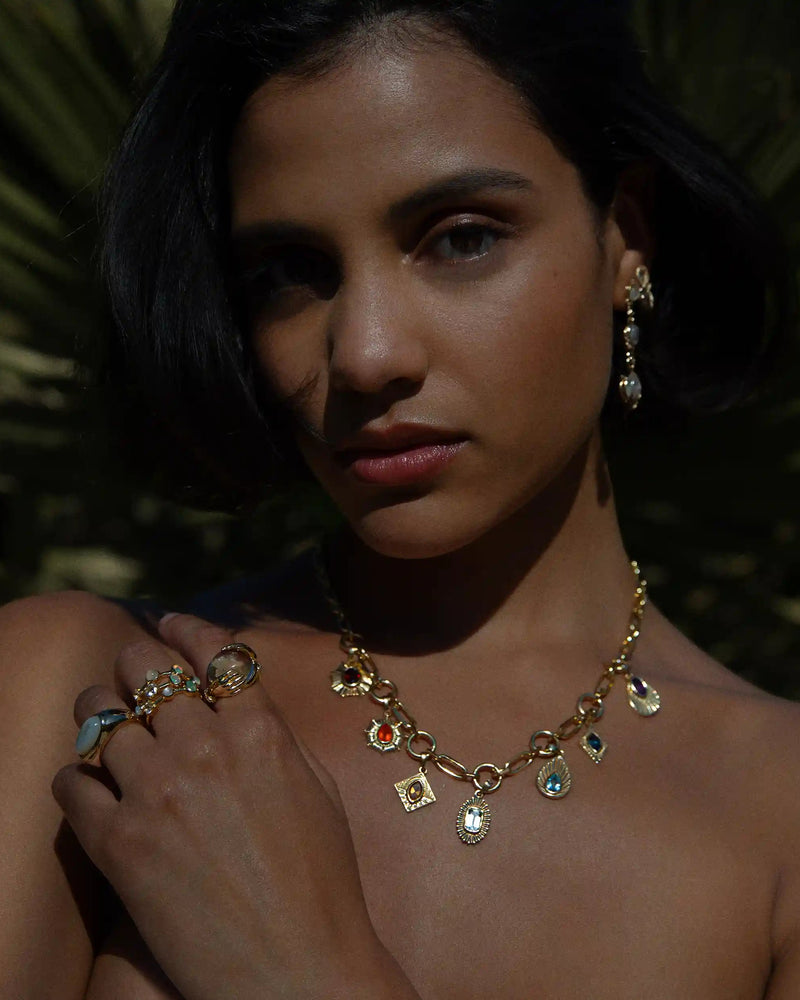 Awe Inspired Necklaces Aura Statement Charm Necklace