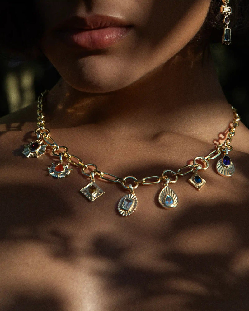 Awe Inspired Necklaces Aura Statement Charm Necklace