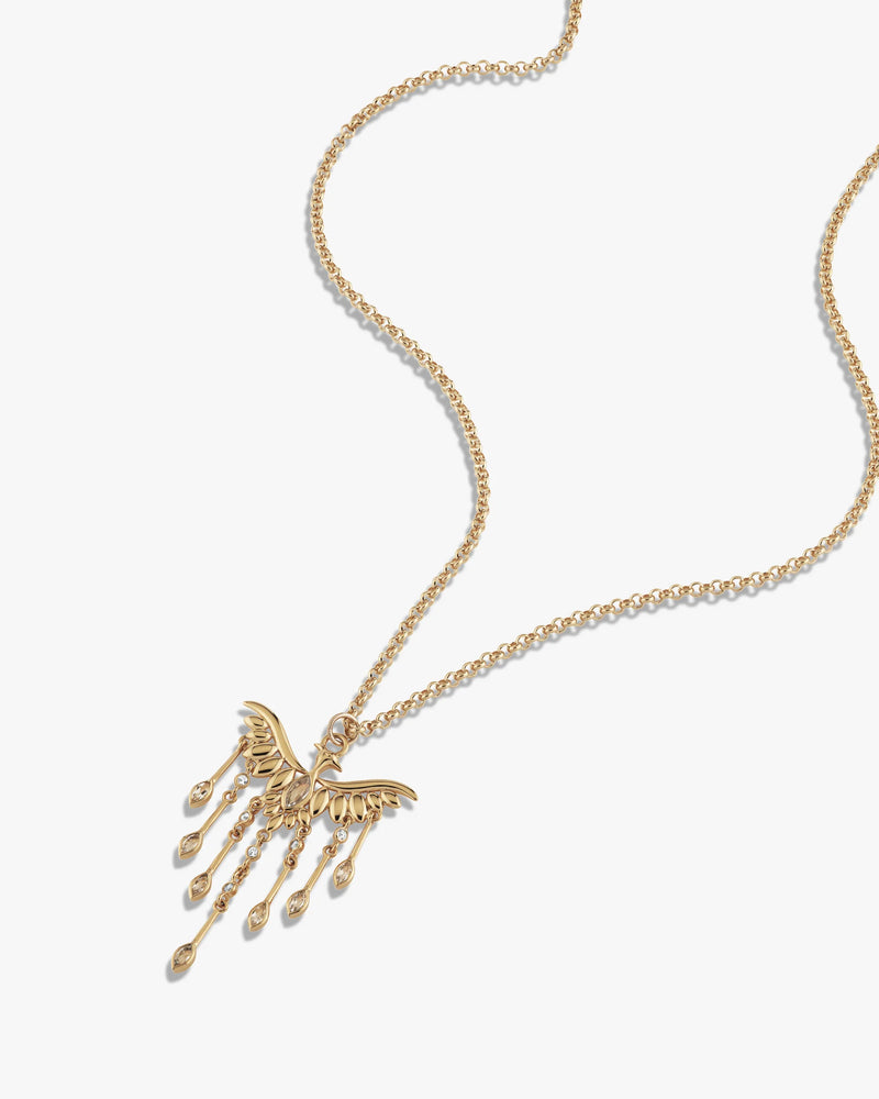 Awe Inspired Necklaces Chandelier Phoenix Necklace