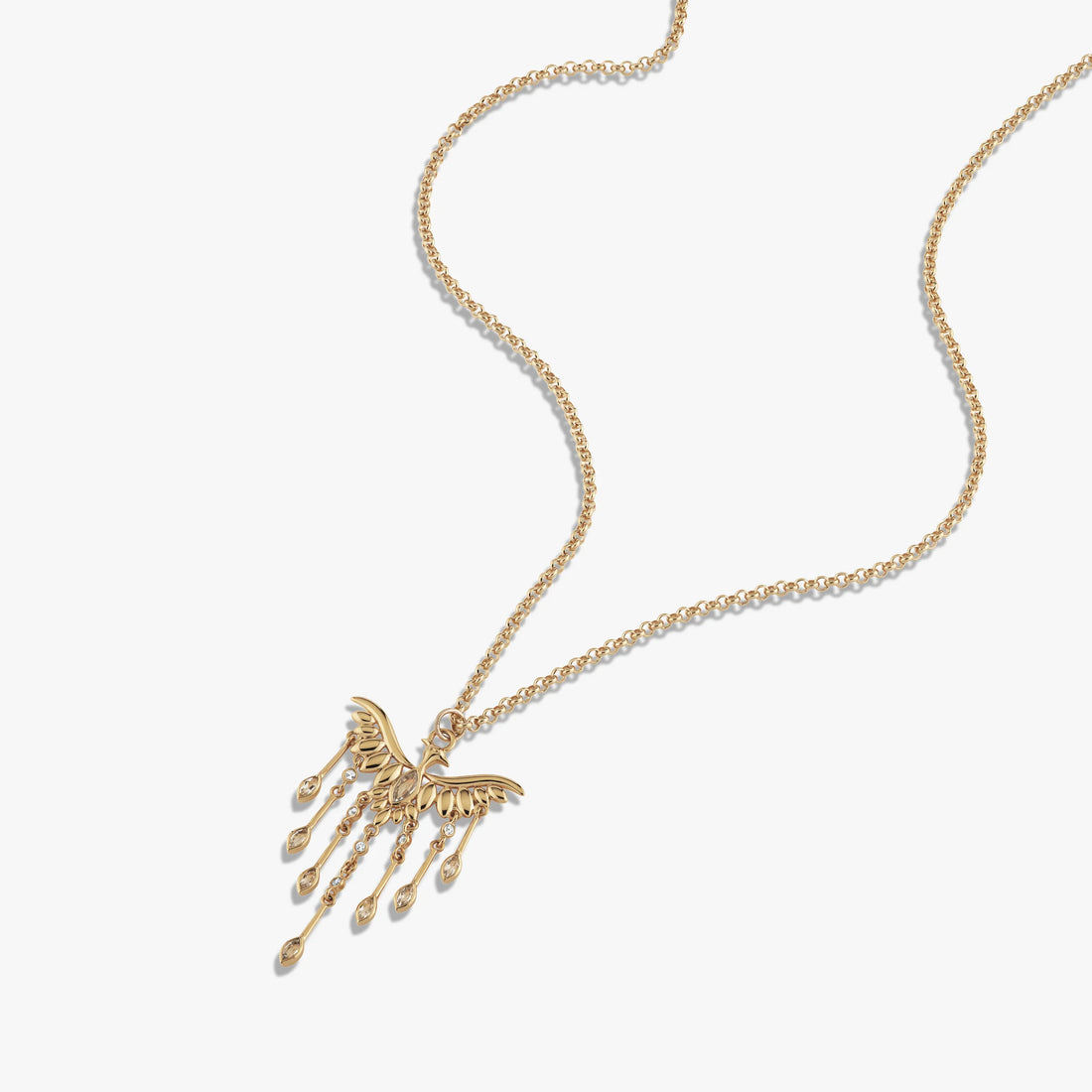 Awe Inspired Necklaces Chandelier Phoenix Necklace