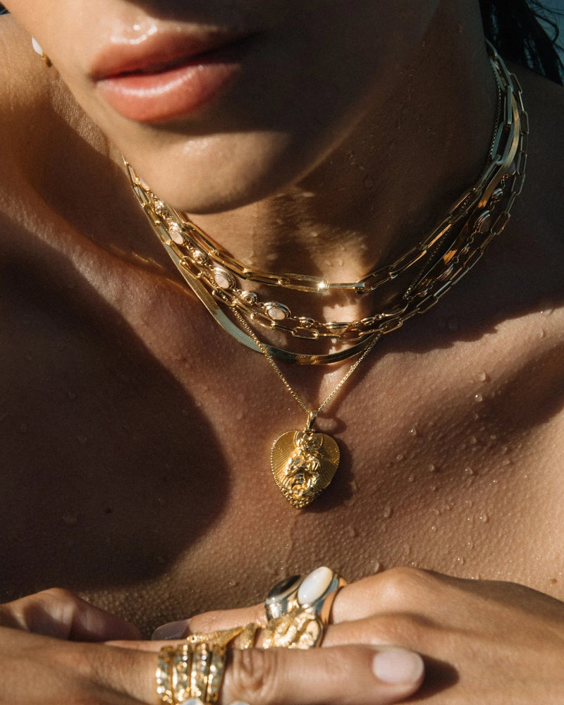 Awe Inspired Necklaces Chunky Paperclip Necklace