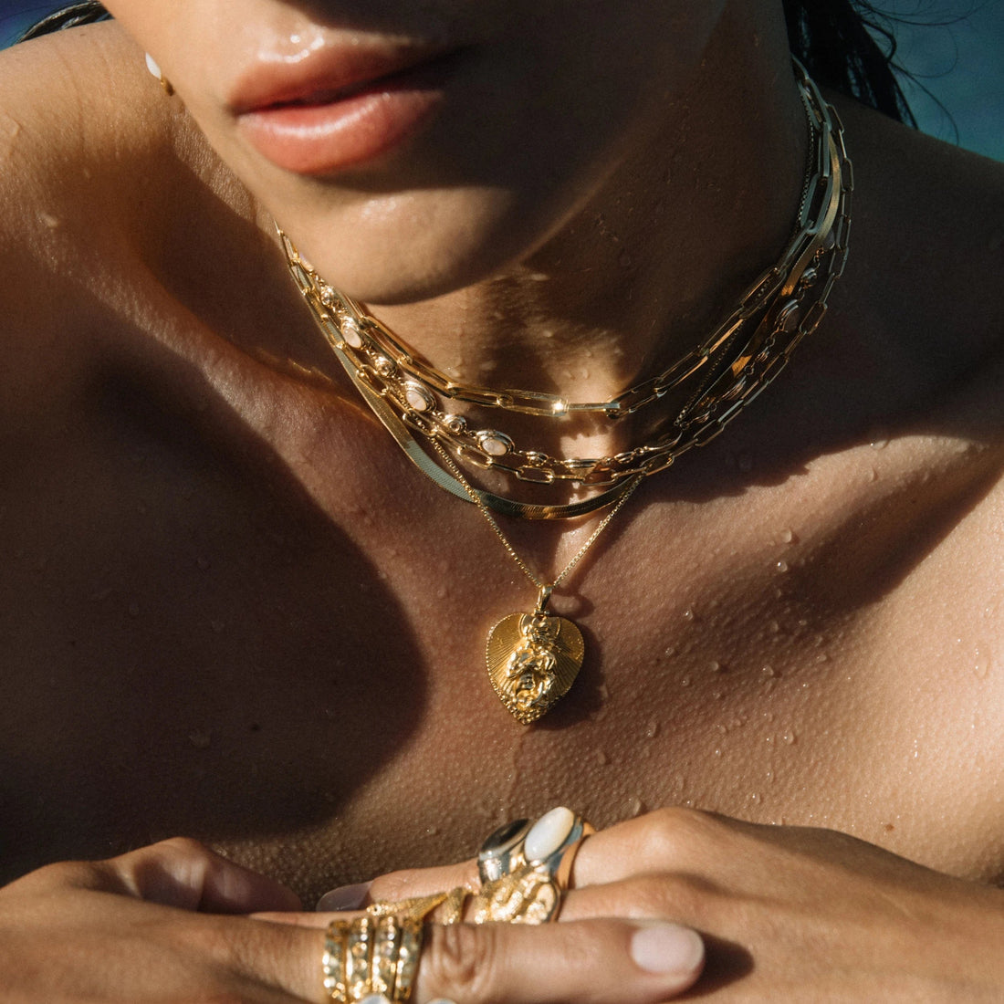 Awe Inspired Necklaces Chunky Paperclip Necklace