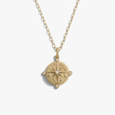 Awe Inspired Necklaces Compass Locket Necklace