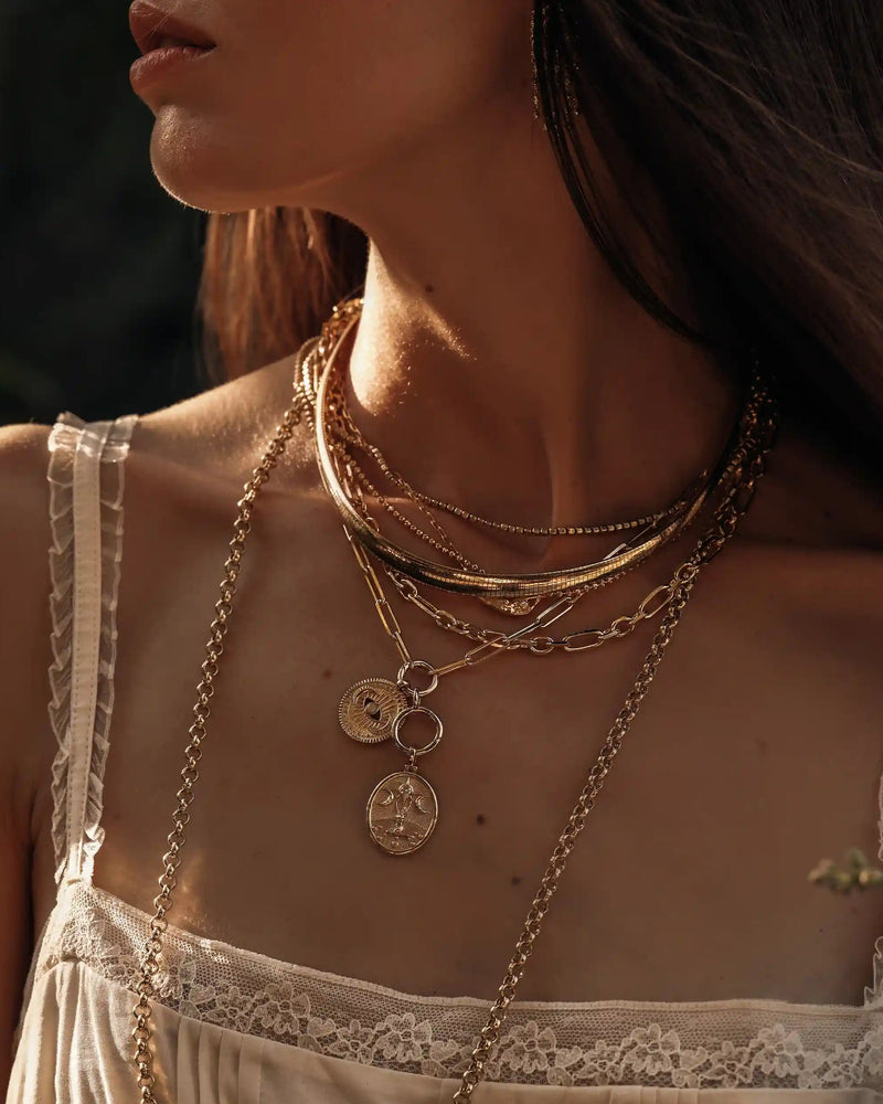 Awe Inspired Necklaces Compass Locket Single Charm Necklace