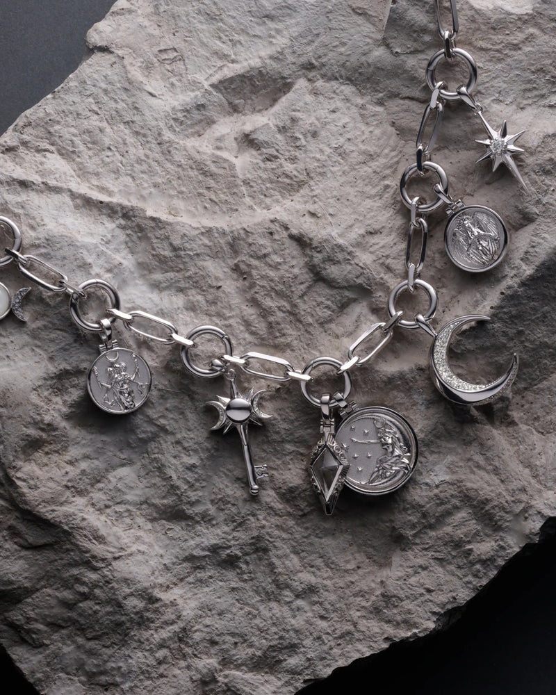 Awe Inspired Necklaces Cosmic Statement Charm Necklace