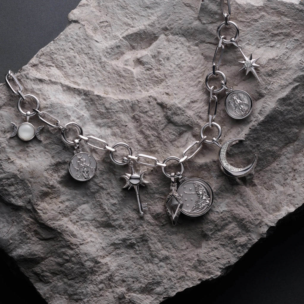 Awe Inspired Necklaces Cosmic Statement Charm Necklace