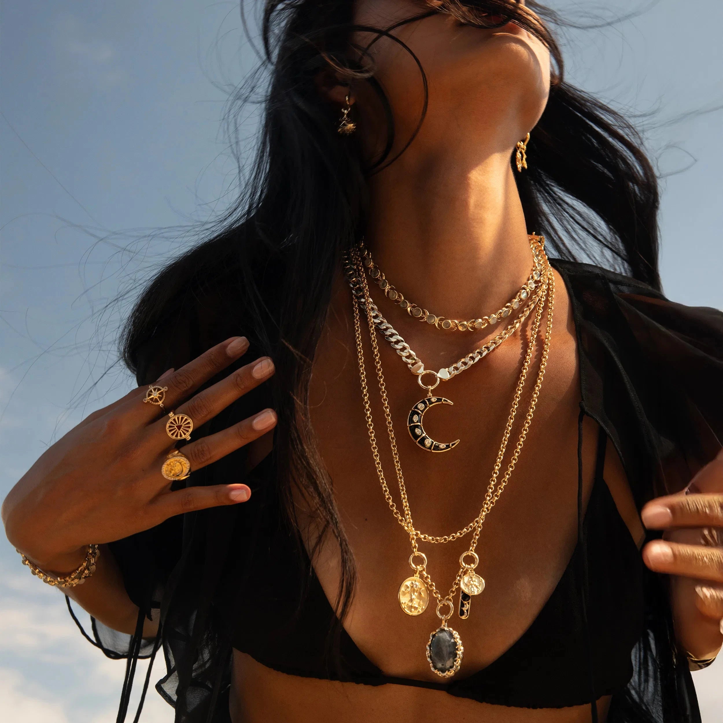 Awe Inspired Necklaces Cuban Charm Collector Necklace