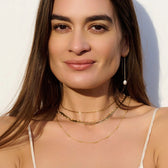 Awe Inspired Necklaces Delicate Paperclip Chain