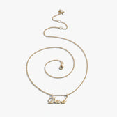 Awe Inspired Necklaces Devil Nameplate Necklace