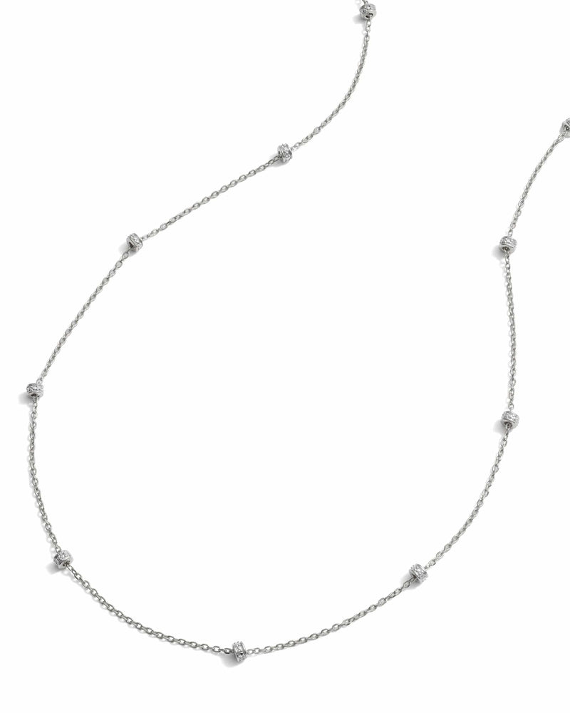 Awe Inspired Necklaces Diamond Rondelle Necklace