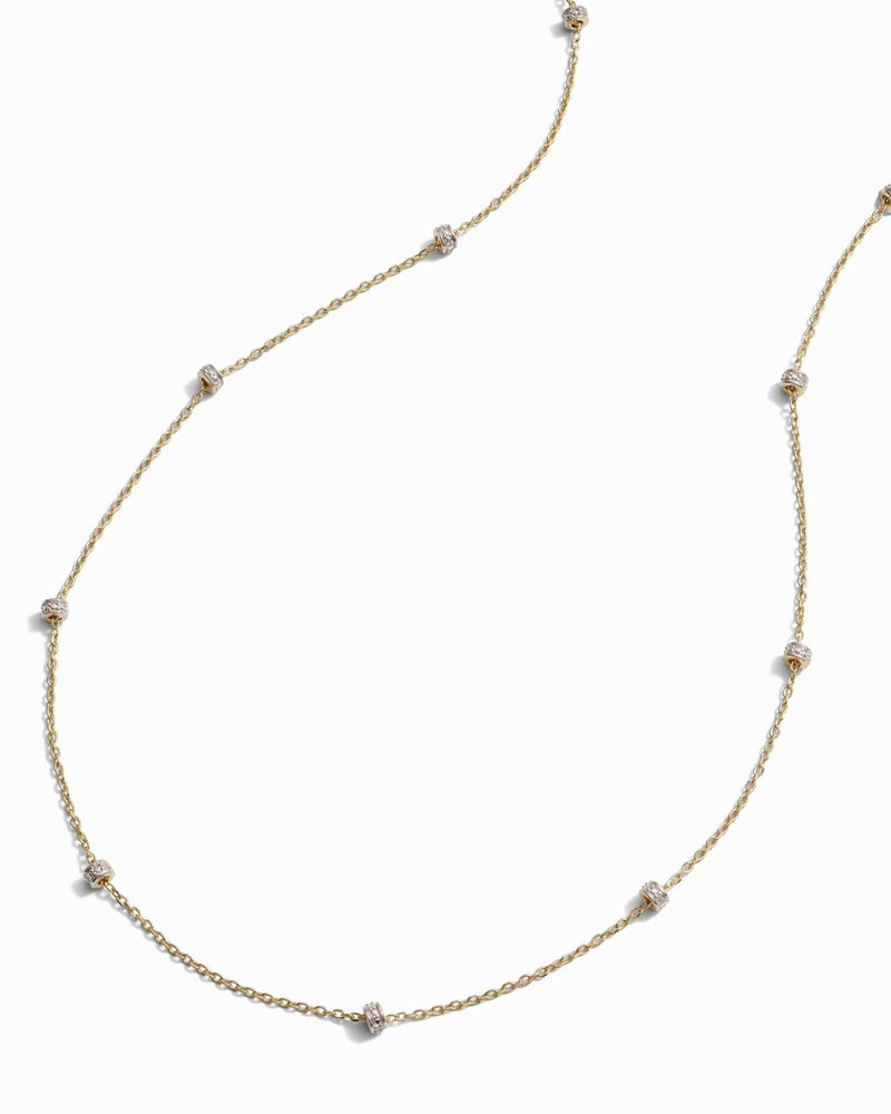 Awe Inspired Necklaces Diamond Rondelle Necklace