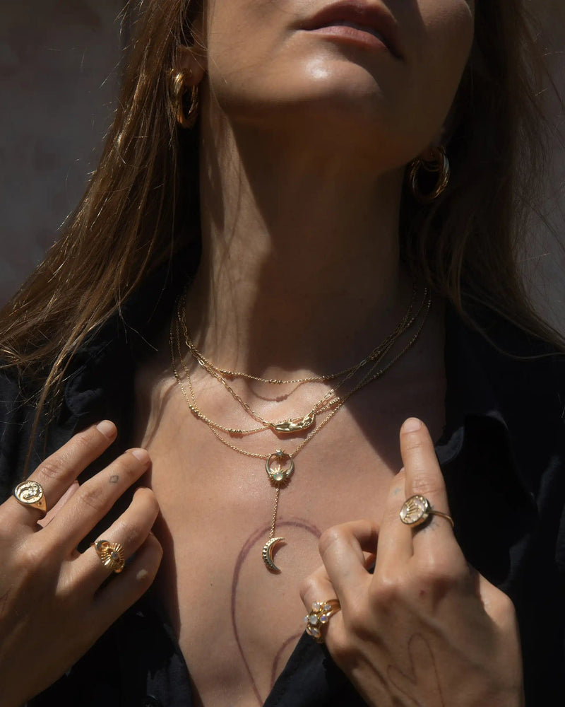 Awe Inspired Necklaces Diamond Rondelle Necklace