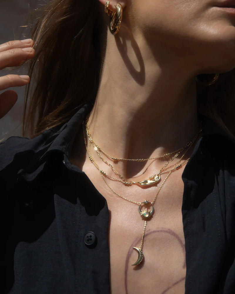 Awe Inspired Necklaces Diamond Rondelle Necklace